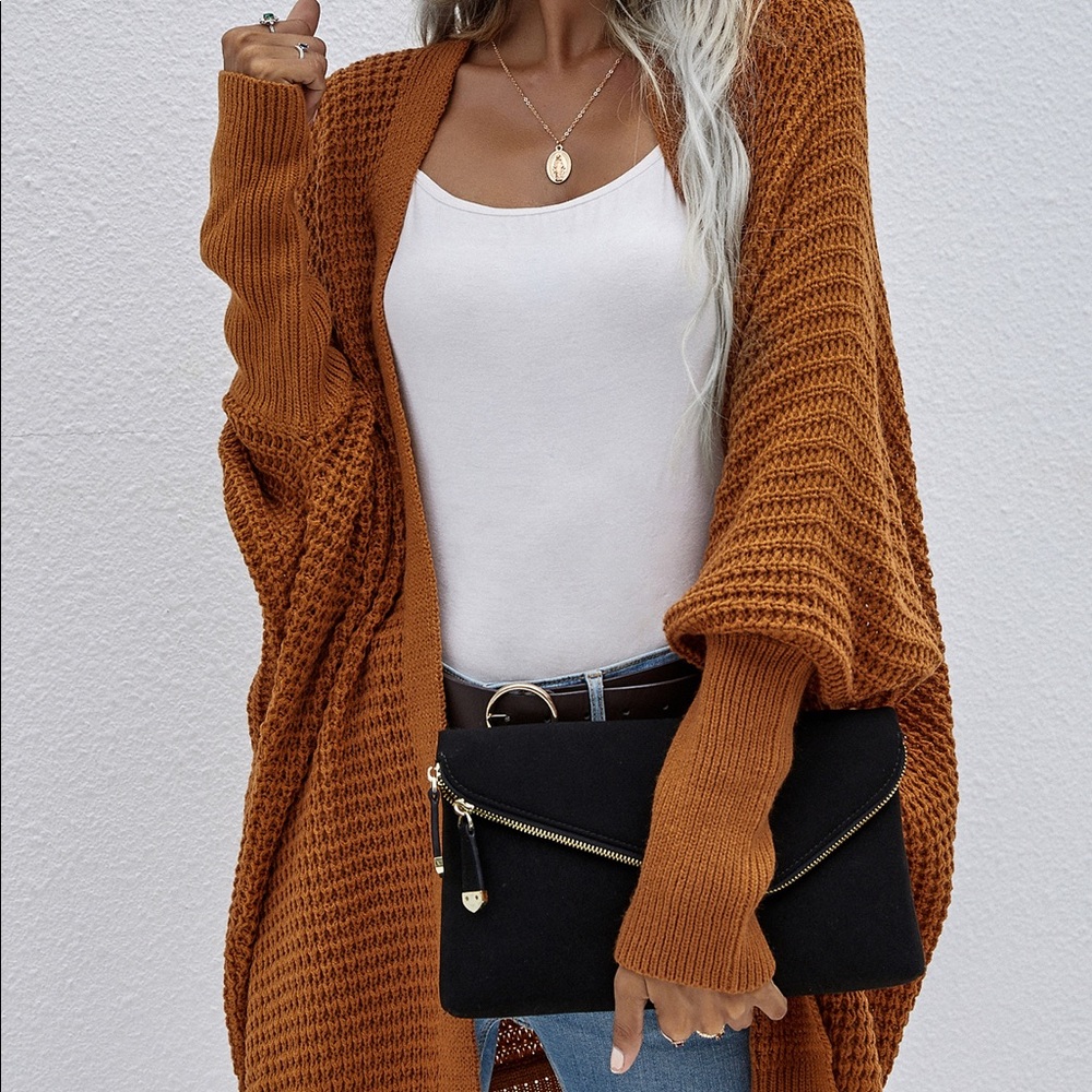 [3Packs] Bat Sleeves Cardigan